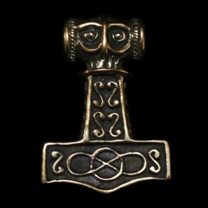 Bronze Thors Thunder Hammer Pendant