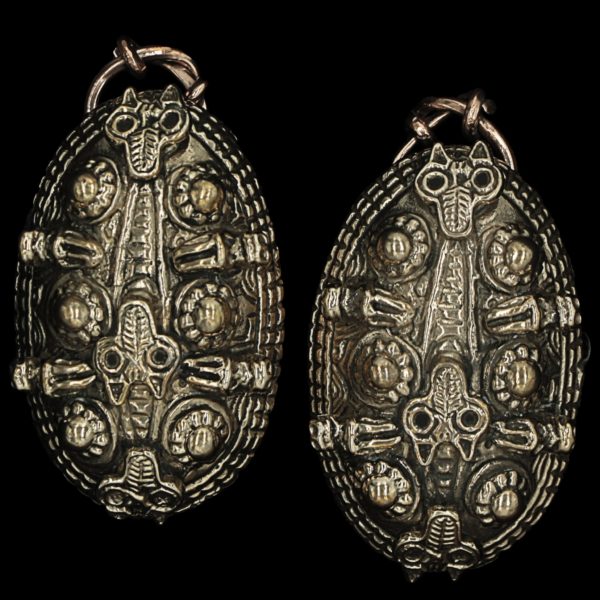 Bronze Viking Tortoise Brooches