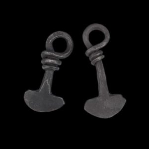 Iron Viking Thors Hammer Pendant From Birka