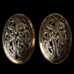 Openwork Jelling Viking Tortoise Brooches