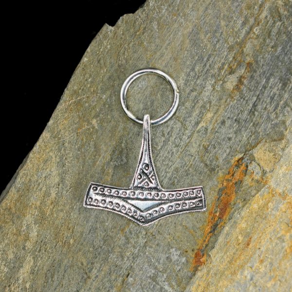 Silver Rømersdal Replica Thors Hammer Pendant