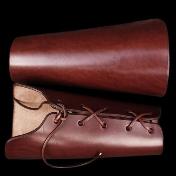 Thick Leather Armguards / Bracers